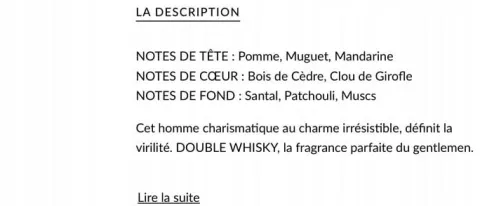 WHISKY EDT MEN DOUBLE 100 ML