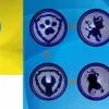 Wiatraczek Psi Patrol Projektor LED Muzyka