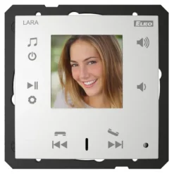 Wideodomofon intercom LARA-IC/AL aluminium, design LOGUS90, EFAPEL, ELKOEP, iNELS, TAL, AL, AQUARELLA