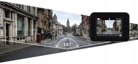 Wideorejestrator kamera samochodowa Navitel RC2 Dual Przód tył Full HD 2"