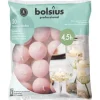 Świece pływające Bolsius BAG 4,5h 20 sztuk mglisty róż