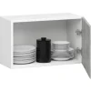 WISZĄCA SZAFKA KUCHENNA OKAPOWA OLIWIA W 60cm BIAŁA/BETON