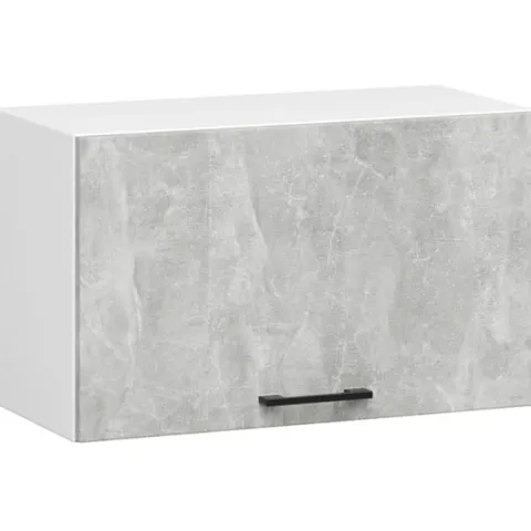 WISZĄCA SZAFKA KUCHENNA OKAPOWA OLIWIA W 60cm BIAŁA/BETON