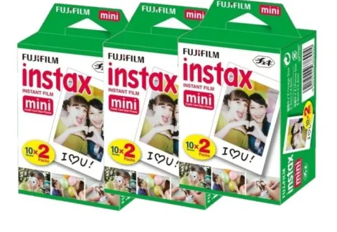 Wkłady Fujifilm Instax Mini Glossy 2 pack 20 zdjęć (60 zdjęć)