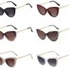 2W1 Kocie Damskie OKULARY do KOMPUTERA + Nakładka przeciwsłoneczna CLIP-ON