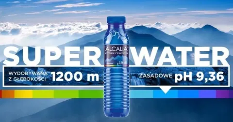 WODA ALKAICZNA ALCALIA 12X0,5L SUPERWATER pH 9,36