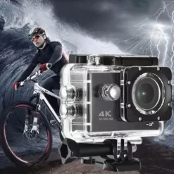 WODOODPORNA KAMERA 4K HD WIFI SPORTOWA GO PRO + BEZPŁATNE 17AKCESORIÓW