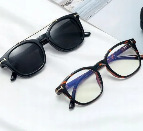 2w1 Okulary CLIP-ON Zerówki oprawki KOMPUTERA + NAKŁADKA PRZECIWSŁONECZNA