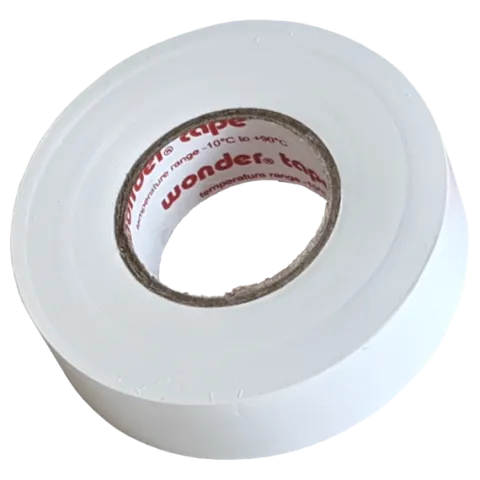 WONDER TAŚMA K1XB0 0,15mm/19mm/20m BIAŁA, PREMIUM VDE MROZOODPORNA MOCNA