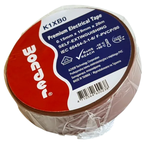 WONDER TAŚMA K1XB0 0,15mm/19mm/20m BRĄZOWA PREMIUM VDE MROZOODPORNA MOCNA