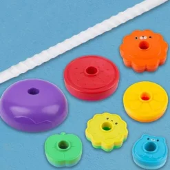 WOOPIE BABY Edukacyjna Piramidka Zakręcona Wieża Zwierzątka