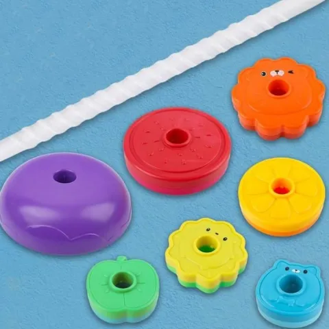 WOOPIE BABY Edukacyjna Piramidka Zakręcona Wieża Zwierzątka