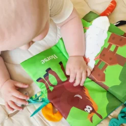 WOOPIE BABY Książeczka z Ogonkami Zwierząt Materiałowa
