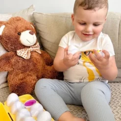 WOOPIE Układanka Jajka Montessori - Dopasuj Kształty i Kolory