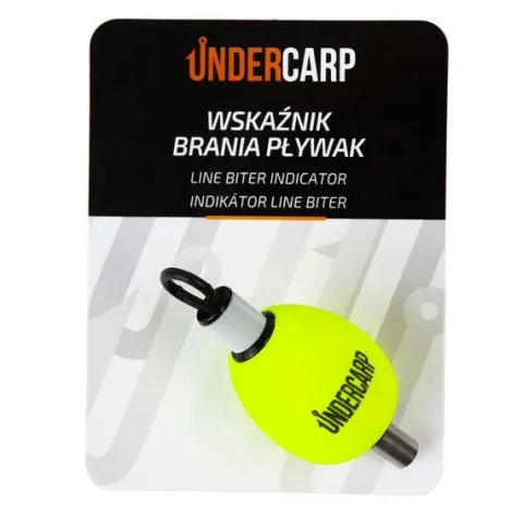 WSKAŹNIK BRANIA PŁYWAK UNDERCARP LINE BITER INDICATOR ŻÓŁTY