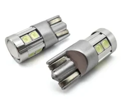 W5W żarówka LED T10 12-24V CANBUS 500lm 8 kolorów Niebieska zimna