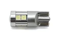 W5W żarówka LED T10 12-24V CANBUS 500lm 8 kolorów Niebieska zimna