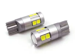 W5W żarówka LED T10 12-24V CANBUS 500lm 8 kolorów Biała