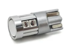 W5W żarówka LED T10 12-24V CANBUS 500lm 8 kolorów Czerwona