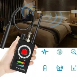 WYKRYWACZ PODSŁUCHÓW KAMER GSM GPS UKRYTYCH LOKALIZATORÓW DETEKTOR WIFI K18
