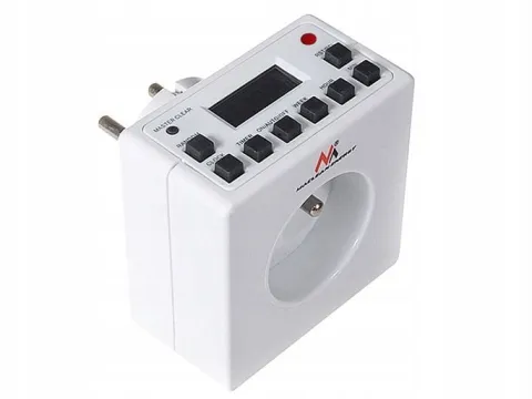 WYLACZNIK WŁĄCZNIK BOJLER PROGRAMATOR CZASOWY CYFROWY TIMER MOCNY 16A 3600W