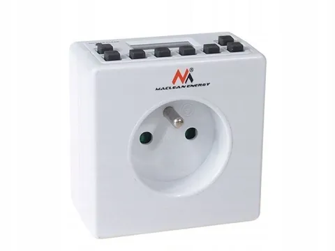 WYLACZNIK WŁĄCZNIK BOJLER PROGRAMATOR CZASOWY CYFROWY TIMER MOCNY 16A 3600W
