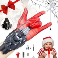 WYRZUTNIĄ SIECI SPIDER-MAN PUCHARY SSĄCE MAGNESY CZŁOWIEK PAJĄK Z RĘKAWICA
