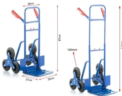 Wózek magazynowy składany schodowy HIGHER młynarka transportowy 250 kg