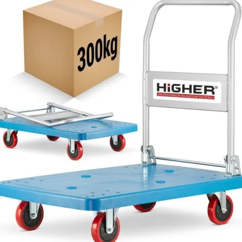 Wózek magazynowy transportowy składany platformowy HIGHER 300kg