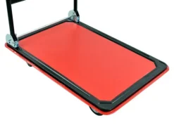 WÓZEK MAGAZYNOWY TRANSPORTOWY NAC UDŹWIG 300 KG PEŁNE KOŁA 125 MM SKŁADANY