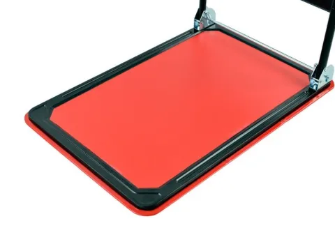 WÓZEK MAGAZYNOWY TRANSPORTOWY NAC UDŹWIG 300 KG PEŁNE KOŁA 125 MM SKŁADANY