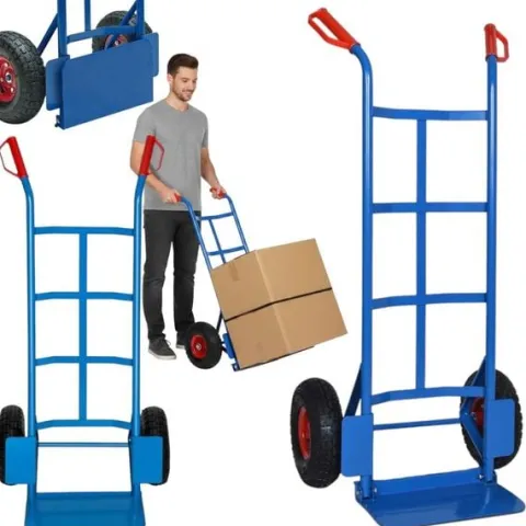 WÓZEK MAGAZYNOWY TRANSPORTOWY 250KG SKŁADANA PLATFORMA MŁYNARKA