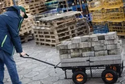 WÓZEK OGRODOWY DO OGRODU DOMU TRAWY drewna NA DZIAŁKĘ udżwig 300KG