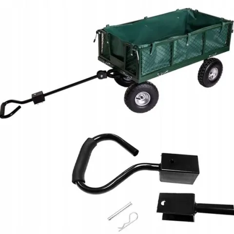 WÓZEK OGRODOWY TRANSPORTOWY DUŻY PRZYCZEPKA BOGIE-TRAX3 ROZKŁADANY DO 300KG