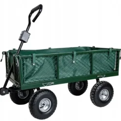 WÓZEK OGRODOWY TRANSPORTOWY DUŻY PRZYCZEPKA BOGIE-TRAX3 ROZKŁADANY DO 300KG