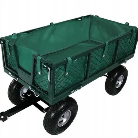 WÓZEK OGRODOWY TRANSPORTOWY DUŻY PRZYCZEPKA BOGIE-TRAX3 ROZKŁADANY DO 300KG