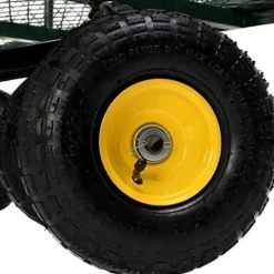 Wózek ogrodowy transportowy przyczepka duży XXL 220l + GRATIS wys 105cm