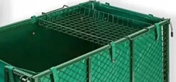 WÓZEK OGRODOWY Transportowy Przyczepka Duży 220L 350kg Burty 41cm +