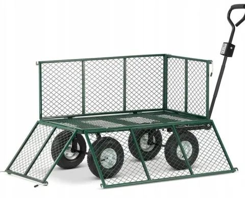 Wózek ogrodowy TRANSPORTOWY taczka przyczepka rozkładany BURTY 450kg 250L