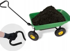 Wózek ogrodowy transportowy taczka wywrotka przyczepka 3w1 200kg