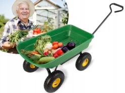 Wózek ogrodowy transportowy taczka wywrotka przyczepka 3w1 200kg