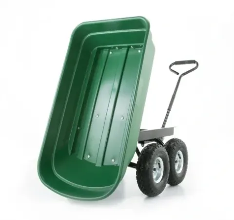 Wózek ogrodowy transportowy taczka przyczepka wywrotka HIGHER 350kg