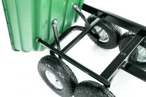 Wózek ogrodowy transportowy taczka przyczepka wywrotka HIGHER 350kg