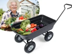 Wózek ogrodowy transportowy taczka wywrotka przyczepka 3w1 300kg