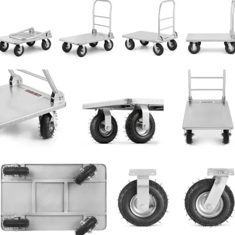 Wózek platformowy transportowy magazynowy Monster 500 kg by HIGHER