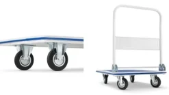 Wózek platformowy transportowy magazynowy 300kg PL-PH300