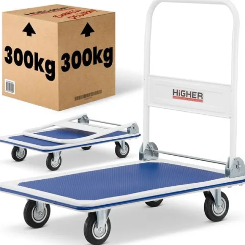 Wózek platformowy transportowy magazynowy 300kg PL-PH300
