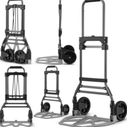 Wózek ręczny płaski składany transportowy młynarka składana HIGHER 150kg