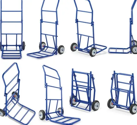 Wózek transportowy gospodarczy do przewożenia ciężkich ładunków dwukółka