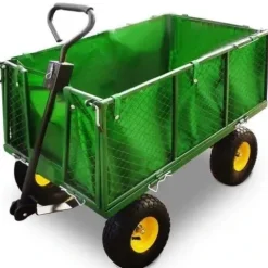 WÓZEK TRANSPORTOWY 4 KOŁOWY OGRODOWY PRZYCZEPKA